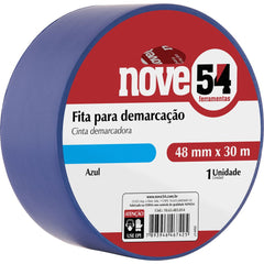 Fita para demarcação de solo 48mmx30m azul Nove54