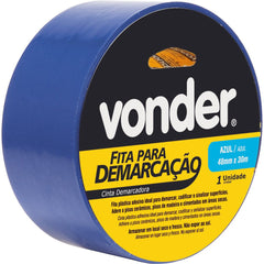 Fita para demarcação de solo 48mmx30m azul Vonder