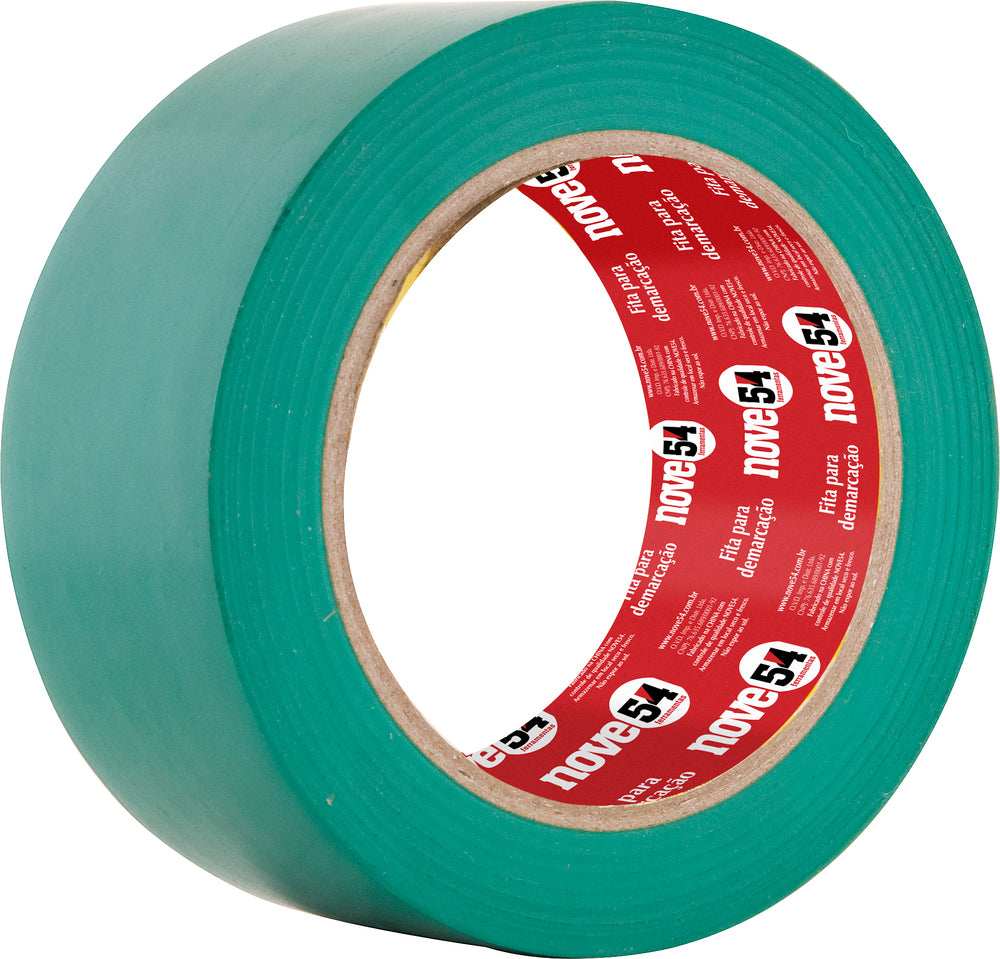 Fita para demarcação de solo 48mmx30m verde Nove54