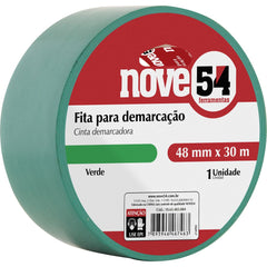 Fita para demarcação de solo 48mmx30m verde Nove54