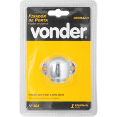 Fixador de Porta Cromado FP 303 Vonder