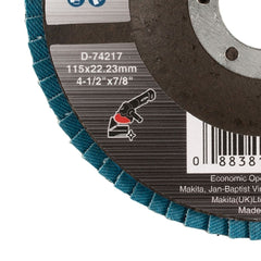 Flap Disco 115 mm Fibra de Vidro #Z120 Makita