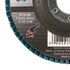 Flap Disco 115 mm Fibra de Vidro #Z40 Makita