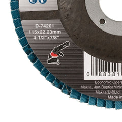 Flap Disco 115 mm Fibra de Vidro #Z80 Makita