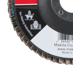 Flap Disco Makita 115mm Grão Z40 Desbaste de Metais B-55603