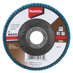 Flap Disco 115 mm Grão Z40 Makita D-63747