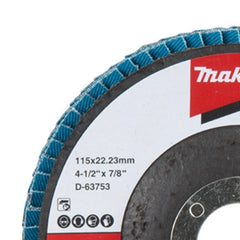 Flap Disco 115 mm Grão Z60 Makita D-63753