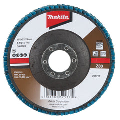 Flap Disco 115 mm Grão Z80 Makita D-63769