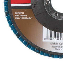 Flap Disco 115 mm Grão Z80 Makita D-63769