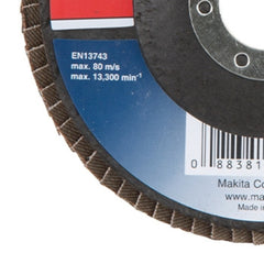Flap Disco 115 x 22.23 mm Grão A80 Makita D-63454
