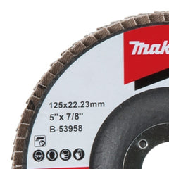 Flap Disco 125 mm Grão Z120 B-53958 Makita