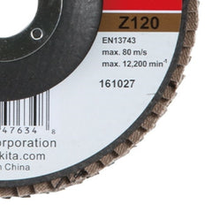Flap Disco 125 mm Grão Z120 B-53958 Makita