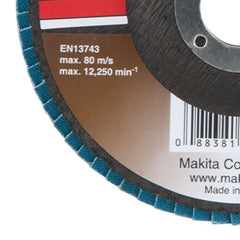 Flap Disco 125 mm Grão Z120 D-63812 Makita