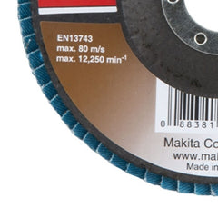 Flap Disco 125 mm Grão Z40 Makita