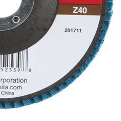 Flap Disco 125 mm Grão Z40 Makita
