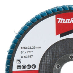Flap Disco 125 mm Grão Z60 Makita