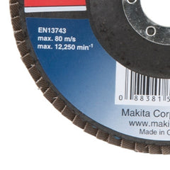 Flap Disco 125 x 22.23 mm Grão A120 Makita D-63507