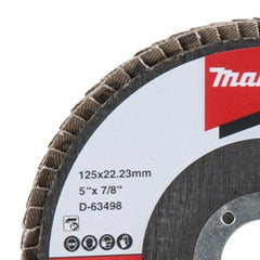 Flap Disco 125 x 22.23 mm Grão A80 Makita
