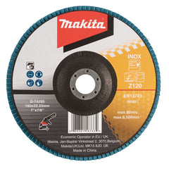 Flap Disco 180 mm Fibra de Vidro #Z120 Makita