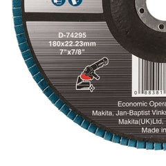 Flap Disco 180 mm Fibra de Vidro #Z120 Makita