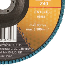 Flap Disco 180 mm Fibra de Vidro #Z40 Makita D-74267