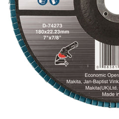 Flap Disco 180 mm Fibra de Vidro #Z60 Makita