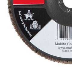Flap Disco 180 mm Grão #Z120 Makita