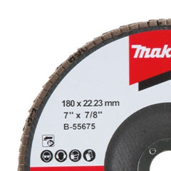 Flap Disco 180 mm Grão #Z120 Makita