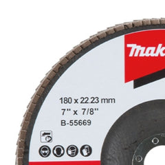 Flap Disco 180 mm Grão #Z80 Makita