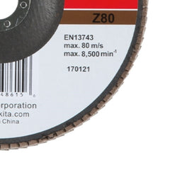Flap Disco 180 mm Grão #Z80 Makita