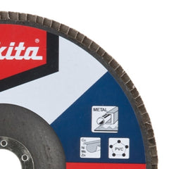 Flap Disco 180 x 22.23 mm Grão A120 Makita