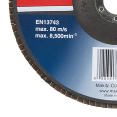 Flap Disco 180 x 22.23 mm Grão A120 Makita