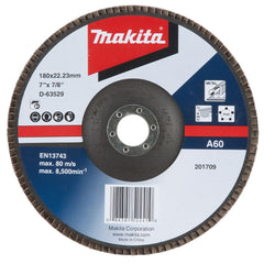 Flap Disco 180 x 22.23 mm Grão A60 Makita