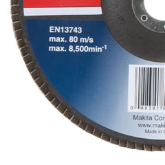 Flap Disco 180 x 22.23 mm Grão A80 Makita