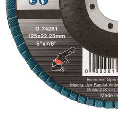 Flap Disco Plano 125 mm Z120 Makita