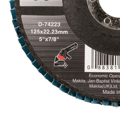 Flap Disco Plano 125 mm Z40 Makita