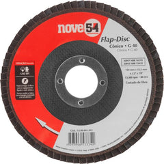 Flap-Disc Cônico 4.1/2" G40 Costado Fibra - Nove54