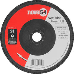 Flap-Disc Cônico 7" G80 Costado Fibra - Nove54