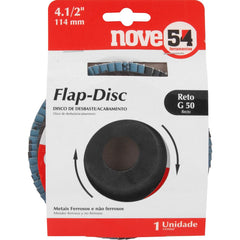 Flap-Disc Reto 4.1/2" G50 Costado Plástico - Nove54