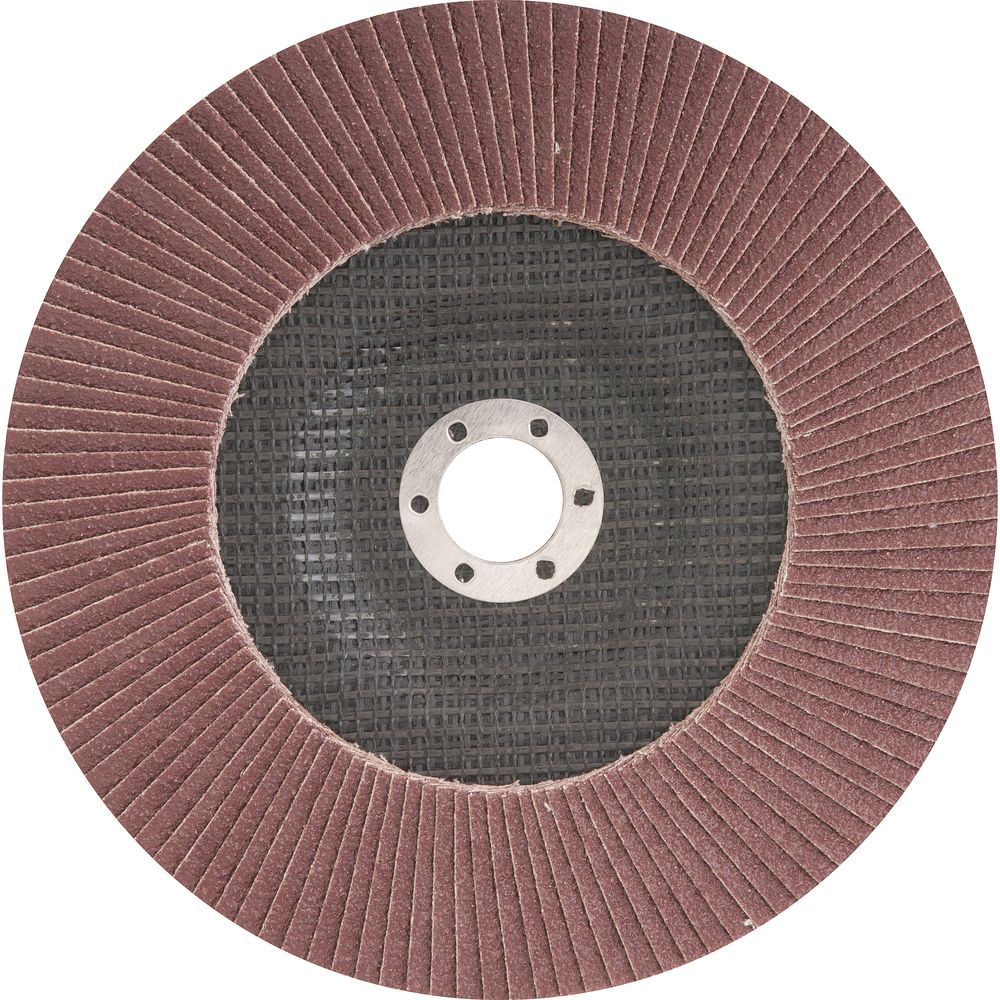 Flap disc 7" g80 costado fibra reto p/ aço carbono Nove54