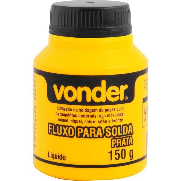 Fluxo para solda prata 150g - Vonder
