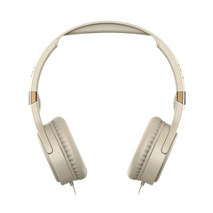Fone de Ouvido Philco PFO02G Wave Flat Dourado com Cabo 1,2m