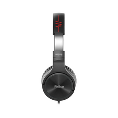 Fone de Ouvido Philco PFO02P Wave Flat Dourado com Cabo 1,2m