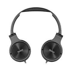 Fone de Ouvido Philco PFO02P Wave Flat Dourado com Cabo 1,2m