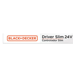 Fonte Driver Slim Fita de Led 100-240V 2.5A 60W Black+Decker