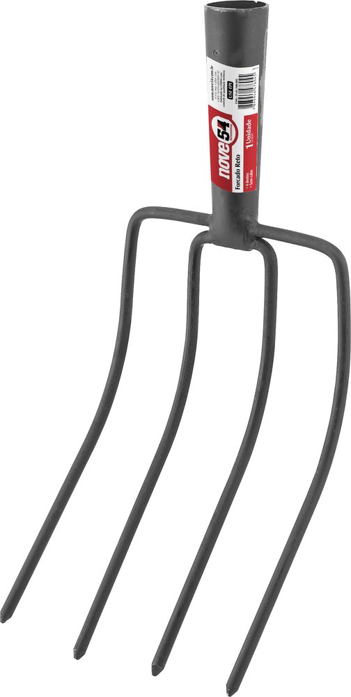 Forcado reto 4 dentes sem cabo - Nove54