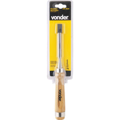 Formão Goivado 10 mm Aço Carbono Cabo Madeira Vonder