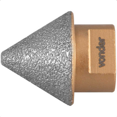 Fresa Diamantada Cônica 5 mm a 35 mm Vonder