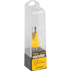 Fresa Dentes De Vídea/metal Duro Cabeça Cônica 10mm Vonder