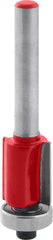 Fresa Para Tupia 6x16mm Reta Acabamento Sem Rolamento Haste
